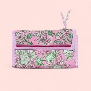 Pink and green floral TanyaLee wallet